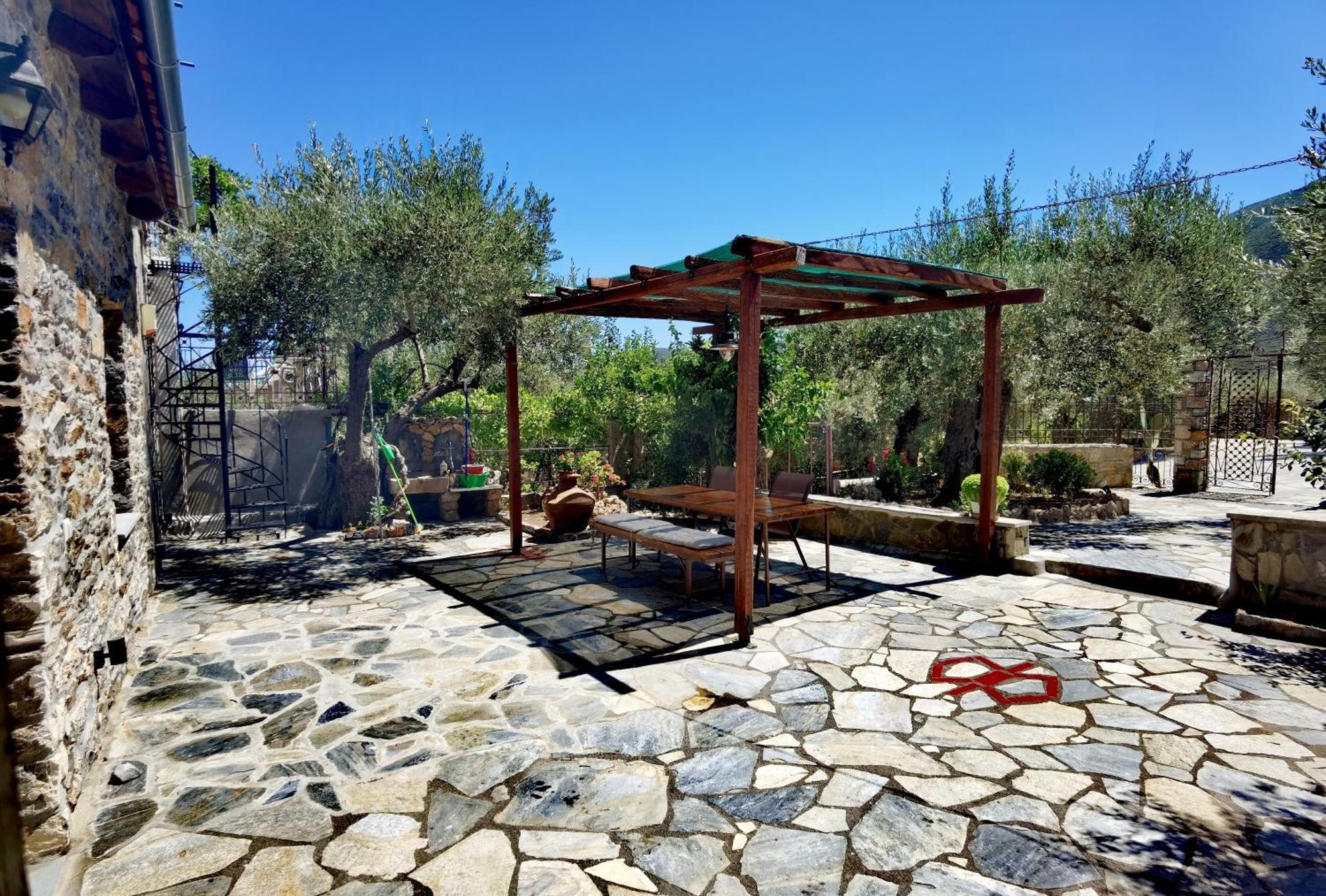 Villa Elaion Thea-Nies Sourpi Exterior foto